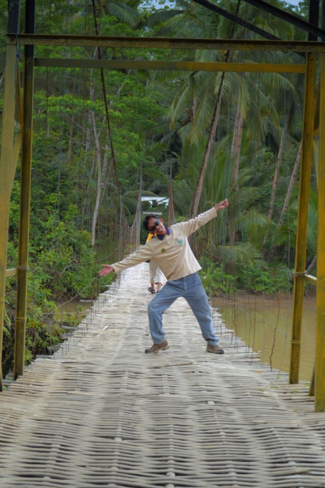 Jembatan Gantung Mandala  Cijulang,Sensasi Para Backpacker