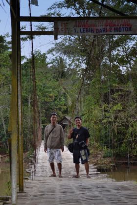 Jembatan Gantung Mandala Cijulang,Sensasi Para Backpacker