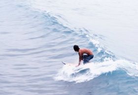 Pantai Bulak Setra Pangandaran Sensasi Baru Para Surfer