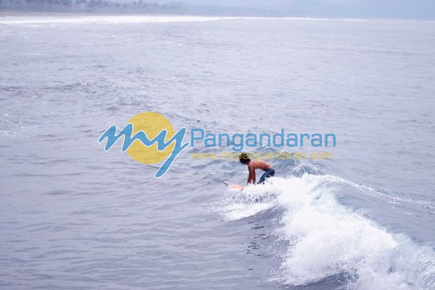 Pantai Bulak Setra Pangandaran Sensasi Baru Para Surfer