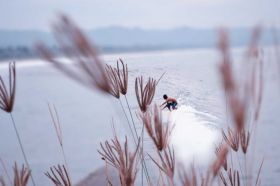 Pantai Bulak Setra Pangandaran Sensasi Baru Para Surfer