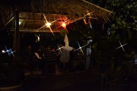 Suasana Malam di Mungil Steak House Pangandaran