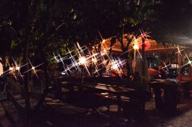 Suasana Malam di Mungil Steak House Pangandaran