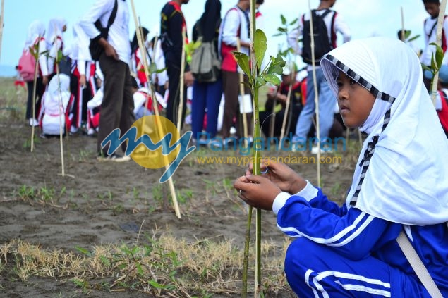 Ratusan Siswa Antusias Mengikuti Aksi Tanam Pohon