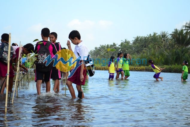 Ratusan Siswa Antusias Mengikuti Aksi Tanam Pohon