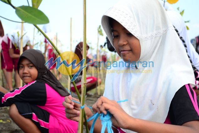 Ratusan Siswa Antusias Mengikuti Aksi Tanam Pohon