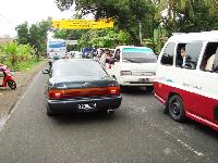 Ramainya Jalan Pangandaran Saat Libur Lebaran