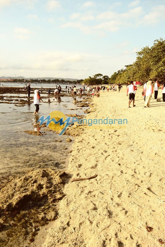 Galeri Photo Menikmati Sore di Pasir Putih Pangandaran