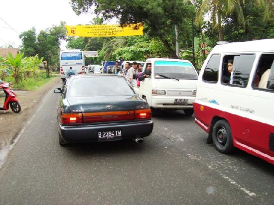 Ramainya Jalan Pangandaran Saat Libur Lebaran