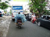 Ramainya Jalan Pangandaran Saat Libur Lebaran