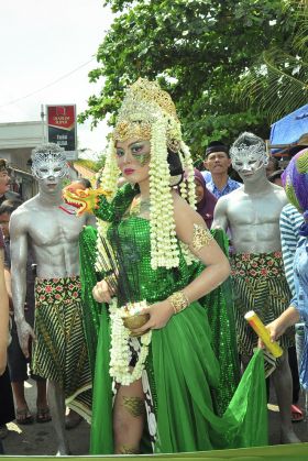 Karnaval dan Gelaran Budaya Meriahkan HUT ke 1 Kabupaten Pangandaran