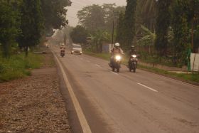 Inilah Potret Hujan Abu Gunung Kelud yang Sampai Pangandaran