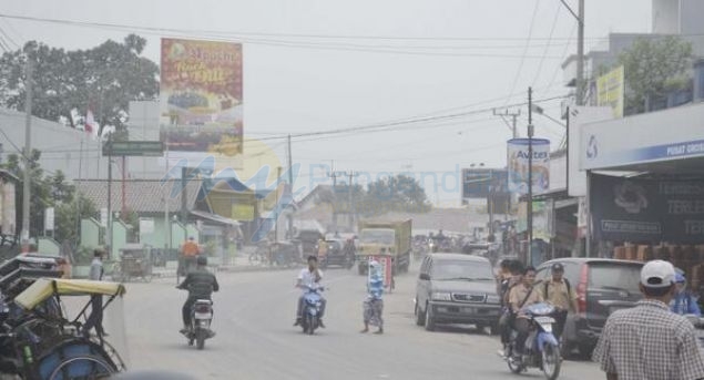 nilah Potret Hujan Abu Gunung Kelud yang Sampai Pangandaran