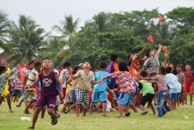 Mengintip Keseruan Hari Pertama International Kite Exhibition 2014