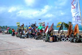 Pangandaran Lautan Scooter Pangandaran 2014