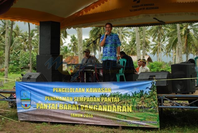 Penghijauan Kawasan Sempadan Pantai Barat Pangandaran