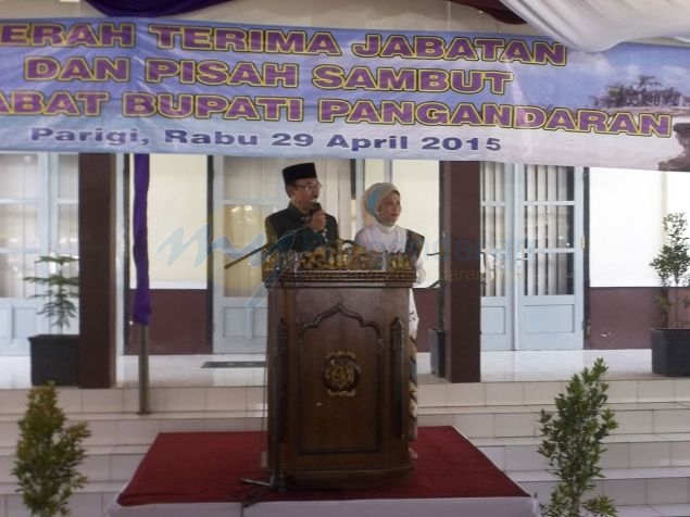 Serah Terima Jabatan dan Pisah Sambut Penjabat Bupati Pangandaran