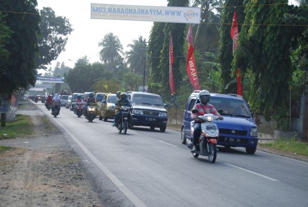 Suasa Pangandaran Saat Libur Lebaran 