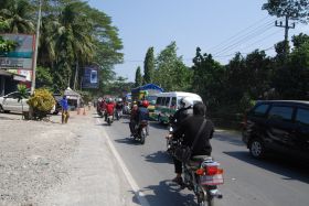 Suasa Pangandaran Saat Libur Lebaran 