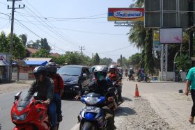 Suasa Pangandaran Saat Libur Lebaran 