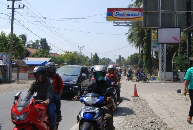 Suasa Pangandaran Saat Libur Lebaran 