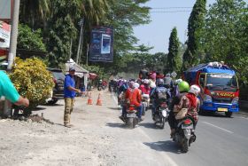 Suasa Pangandaran Saat Libur Lebaran 