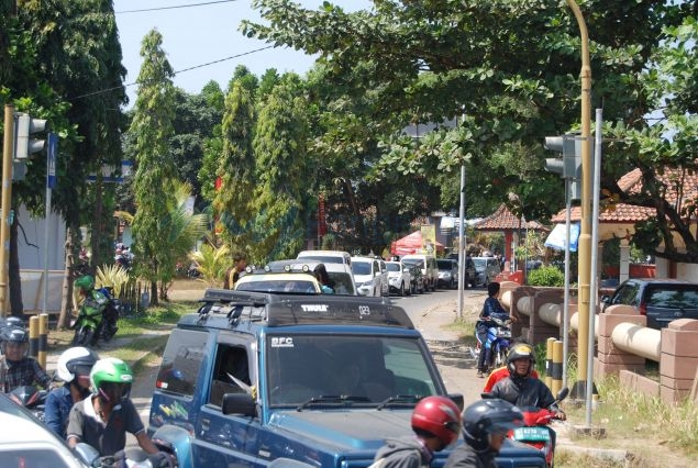 Suasa Pangandaran Saat Libur Lebaran 