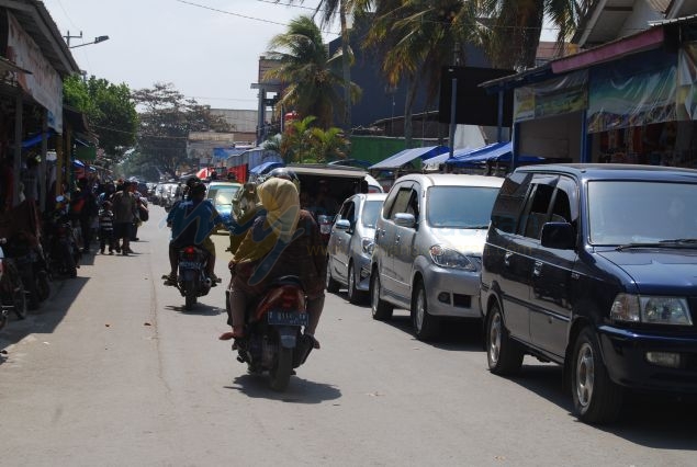 Suasa Pangandaran Saat Libur Lebaran 