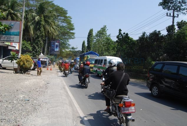 Suasa Pangandaran Saat Libur Lebaran 