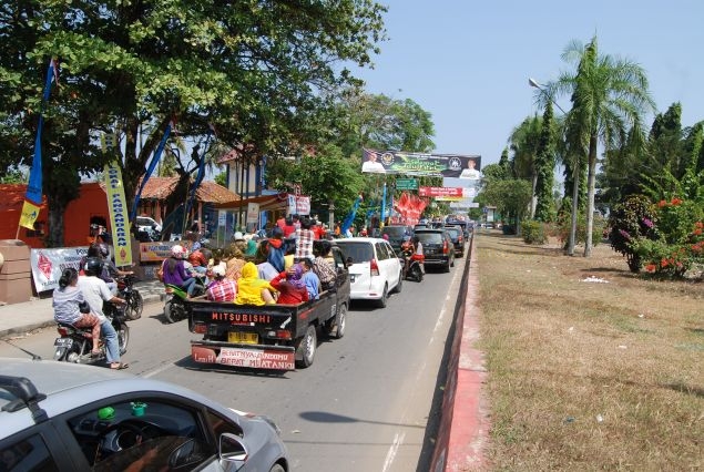 Suasa Pangandaran Saat Libur Lebaran 