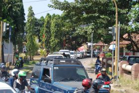 Suasa Pangandaran Saat Libur Lebaran 