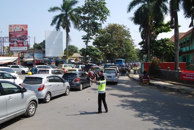 Suasa Pangandaran Saat Libur Lebaran 