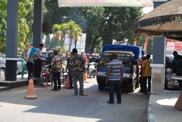 Suasa Pangandaran Saat Libur Lebaran 