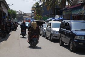 Suasa Pangandaran Saat Libur Lebaran 