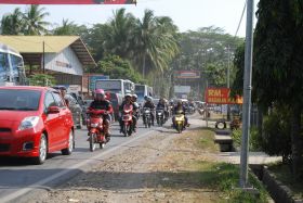 Suasa Pangandaran Saat Libur Lebaran 