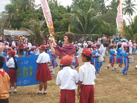 Kemeriahan 17 Agustus di Pangandaran