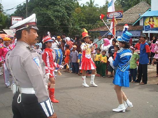 Kemeriahan 17 Agustus di Pangandaran