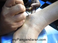 Temporary Tatto Pangandaran