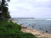 Indahnya Pantai Karapyak Yang Perawan