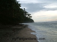 Indahnya Pasir Putih Pangandaran