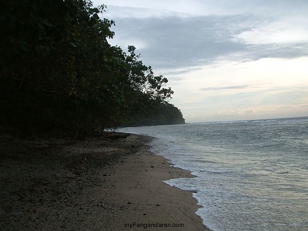 Indahnya Pasir Putih Pangandaran