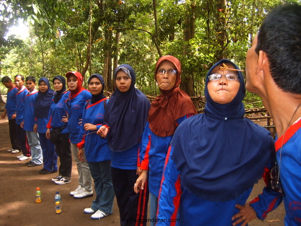 Serunya Outbound Di Cagar Alam Pangandaran