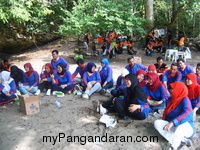 Serunya Outbound Di Cagar Alam Pangandaran