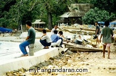 Pantai Pangandaran Tahun 1996