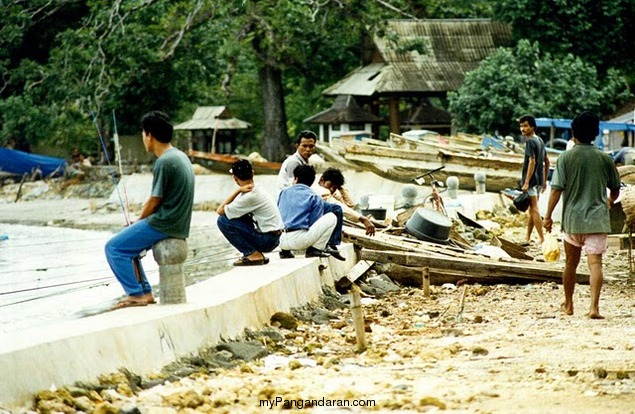Pantai Pangandaran Tahun 1996