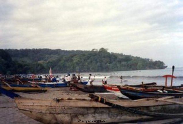 Pantai Barat Pangandaran Tahun 1991