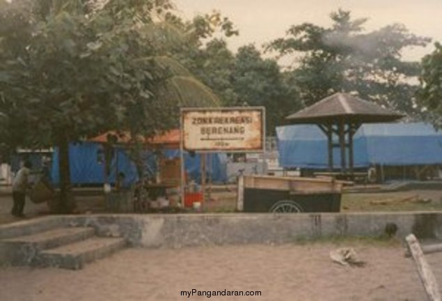 Pantai Barat Pangandaran Tahun 1991