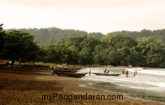 Pantai Barat Pangandaran Tahun 1973