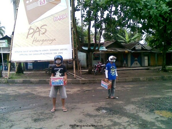 Viking Pangandaran Galang Bantuan Bencana Merapi