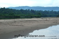 Pesona Pantai Bulak Setra Pangandaran